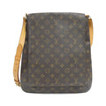 Louis Vuitton Marron Coated Canvas Shoulder Bag (Pre-Owned)