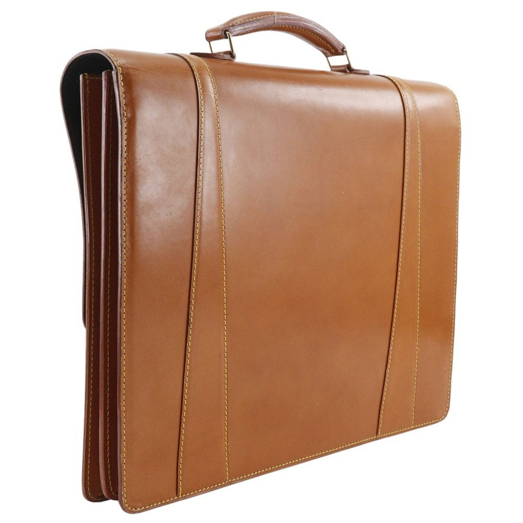 Louis Vuitton Brown Camel Nomade Leather Briefcase (Pre-Owned)