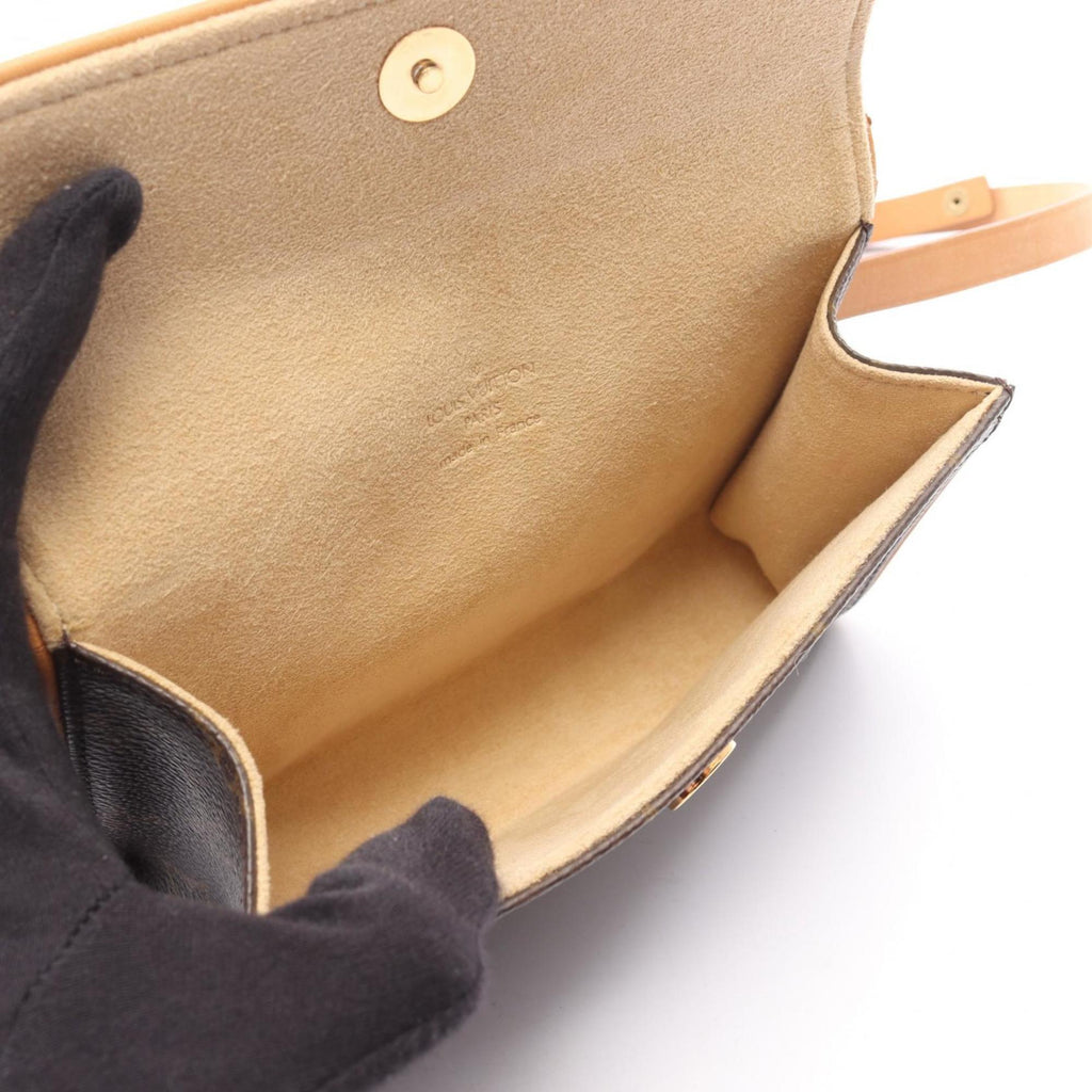 Louis Vuitton Brown Coated Canvas Pvc Monogram Leather Fanny Pack Pochette (Pre-Owned)