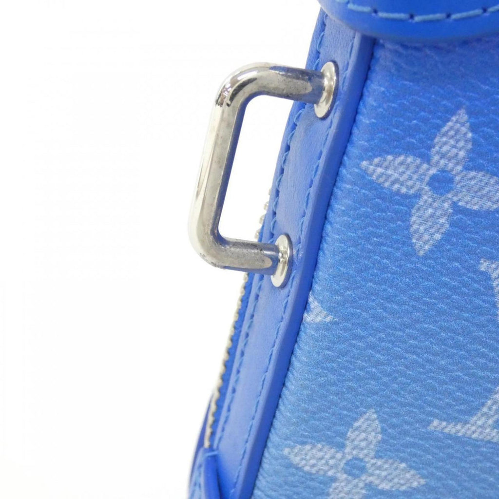 Louis Vuitton Blue Coated Canvas Shoulder Bag (Pre-Owned)