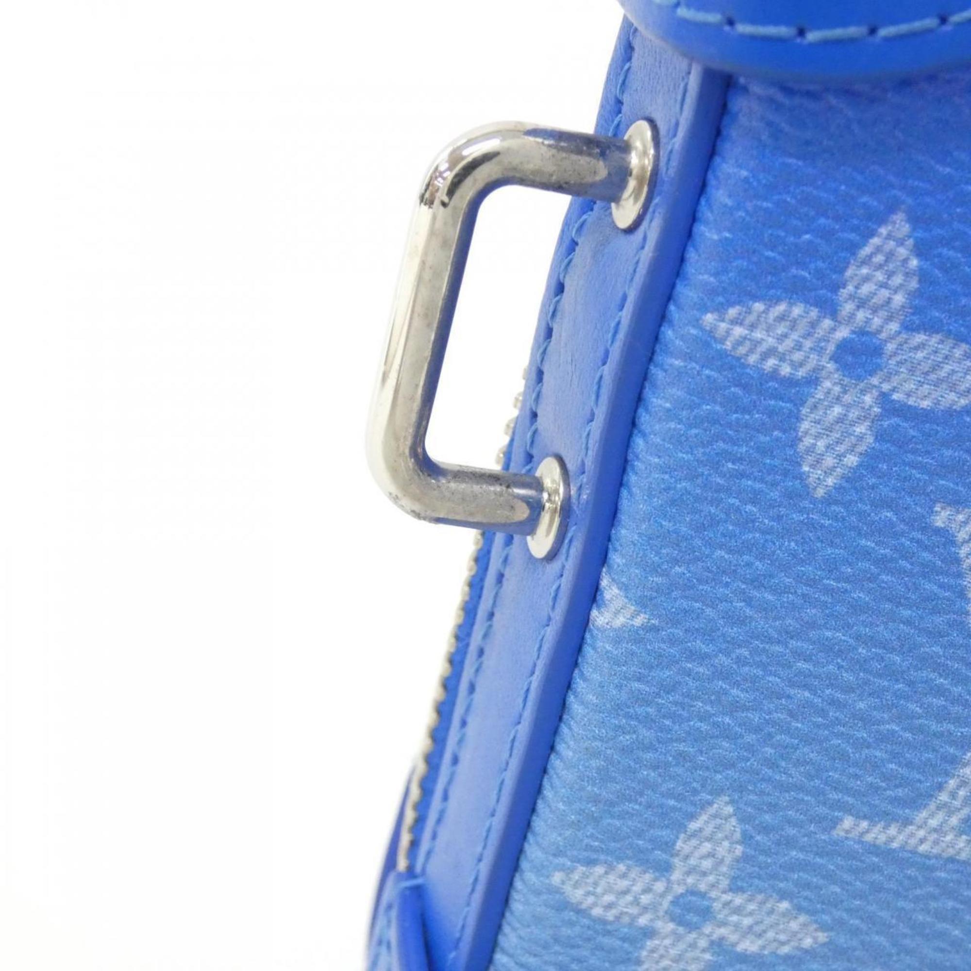 Louis Vuitton Blue Coated Canvas Shoulder Bag (Pre-Owned)