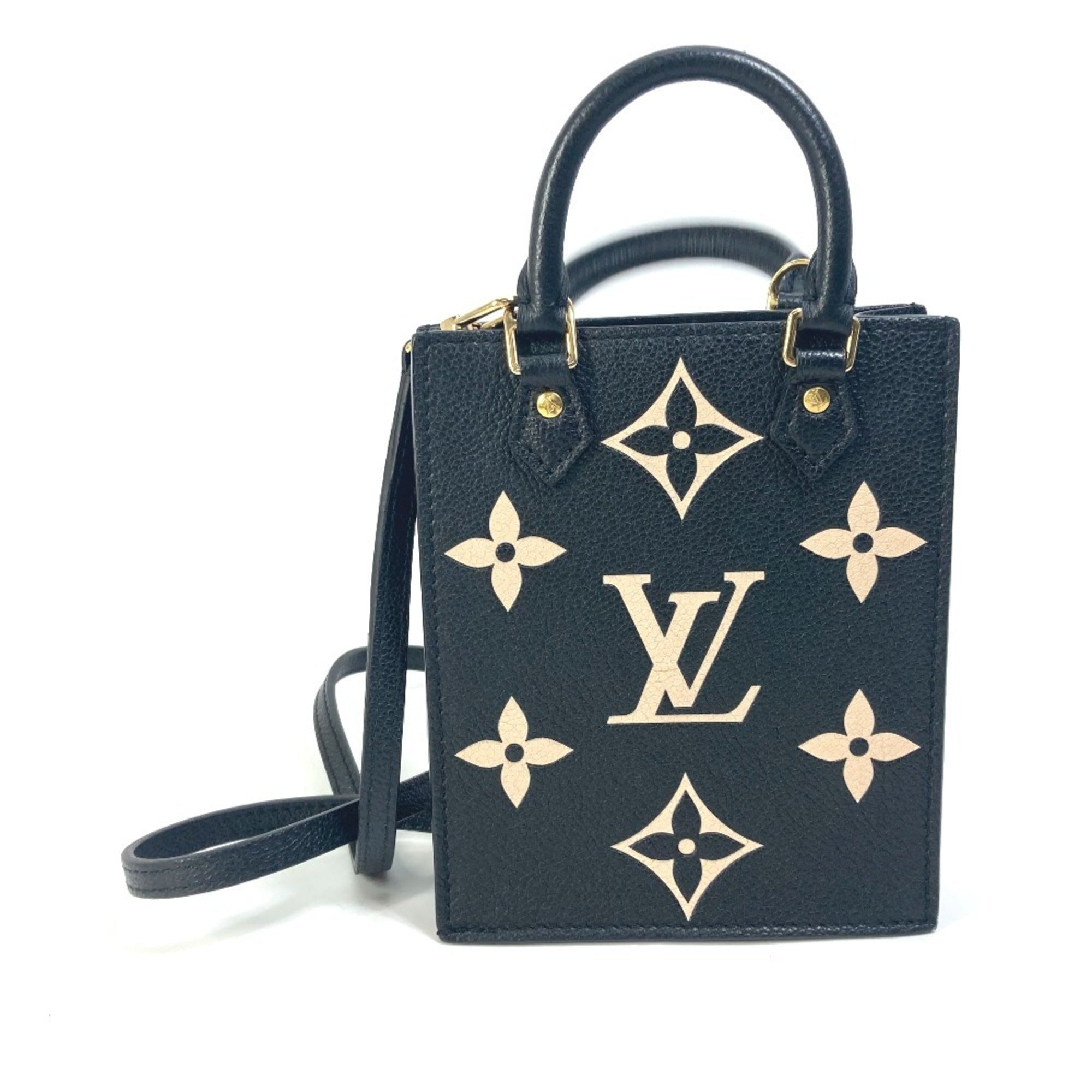 Louis Vuitton Black Monogram Empreinte Handbag Shoulder Bag (Pre-Owned)