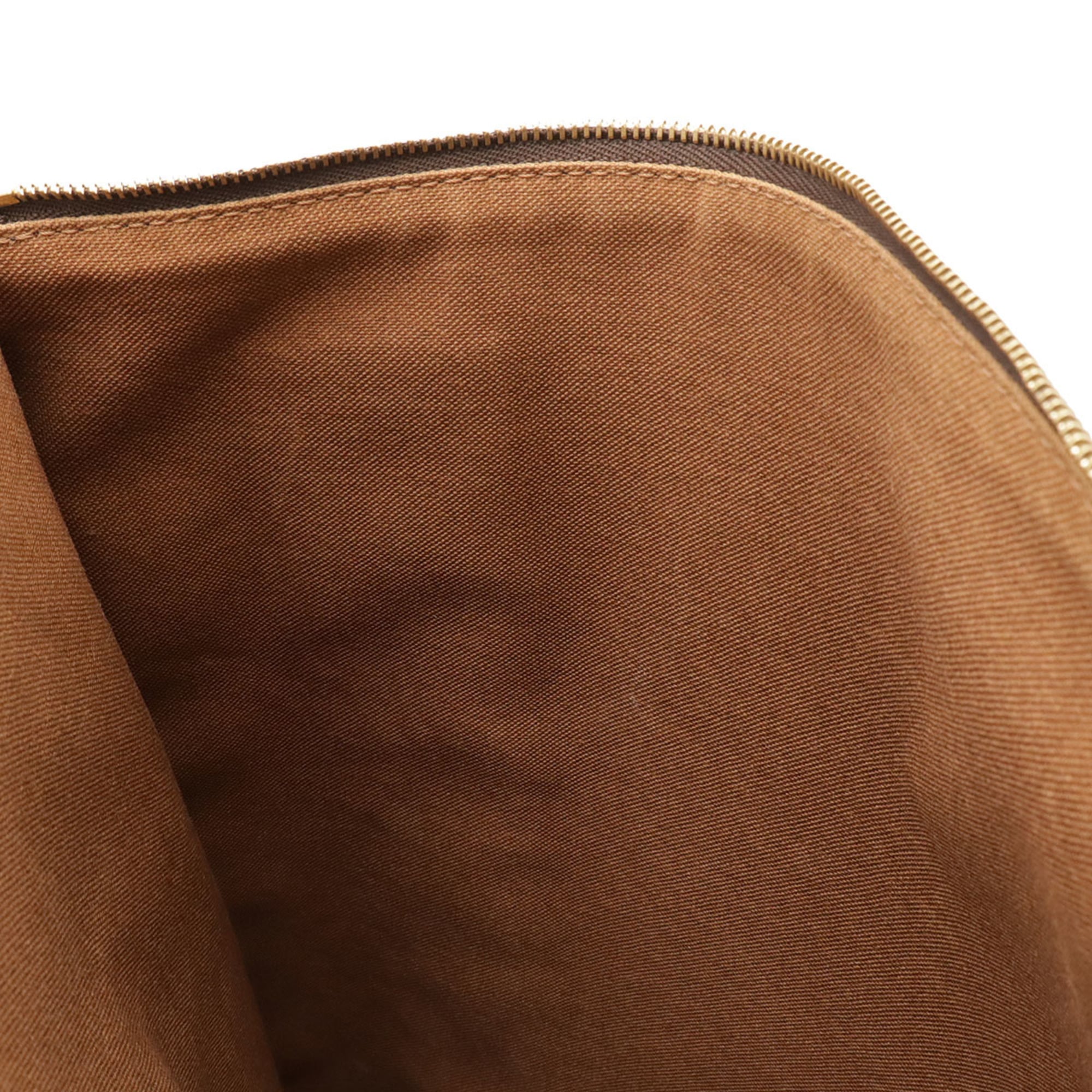 Louis Vuitton Brown Canvas Shoulder Bag Tote Bag (Pre-Owned)