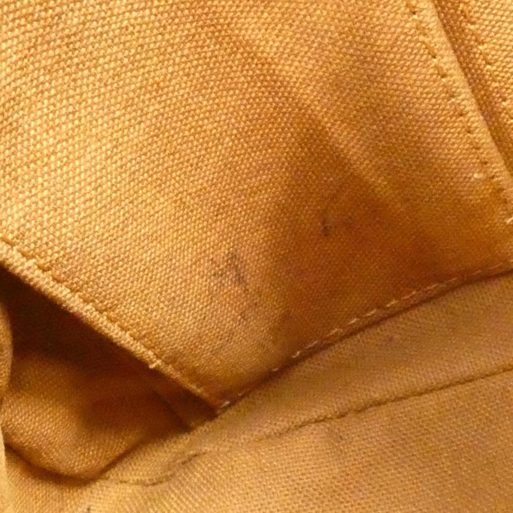 Louis Vuitton Marron Coated Canvas Shoulder Bag (Pre-Owned)