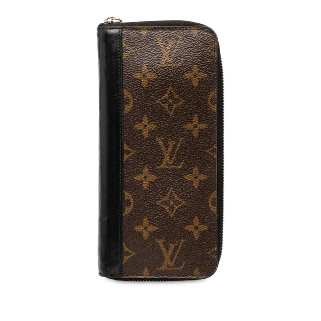 Louis Vuitton Black Brown Noir Pvc Leather Long Wallet (Bi-Fold) (Pre-Owned)