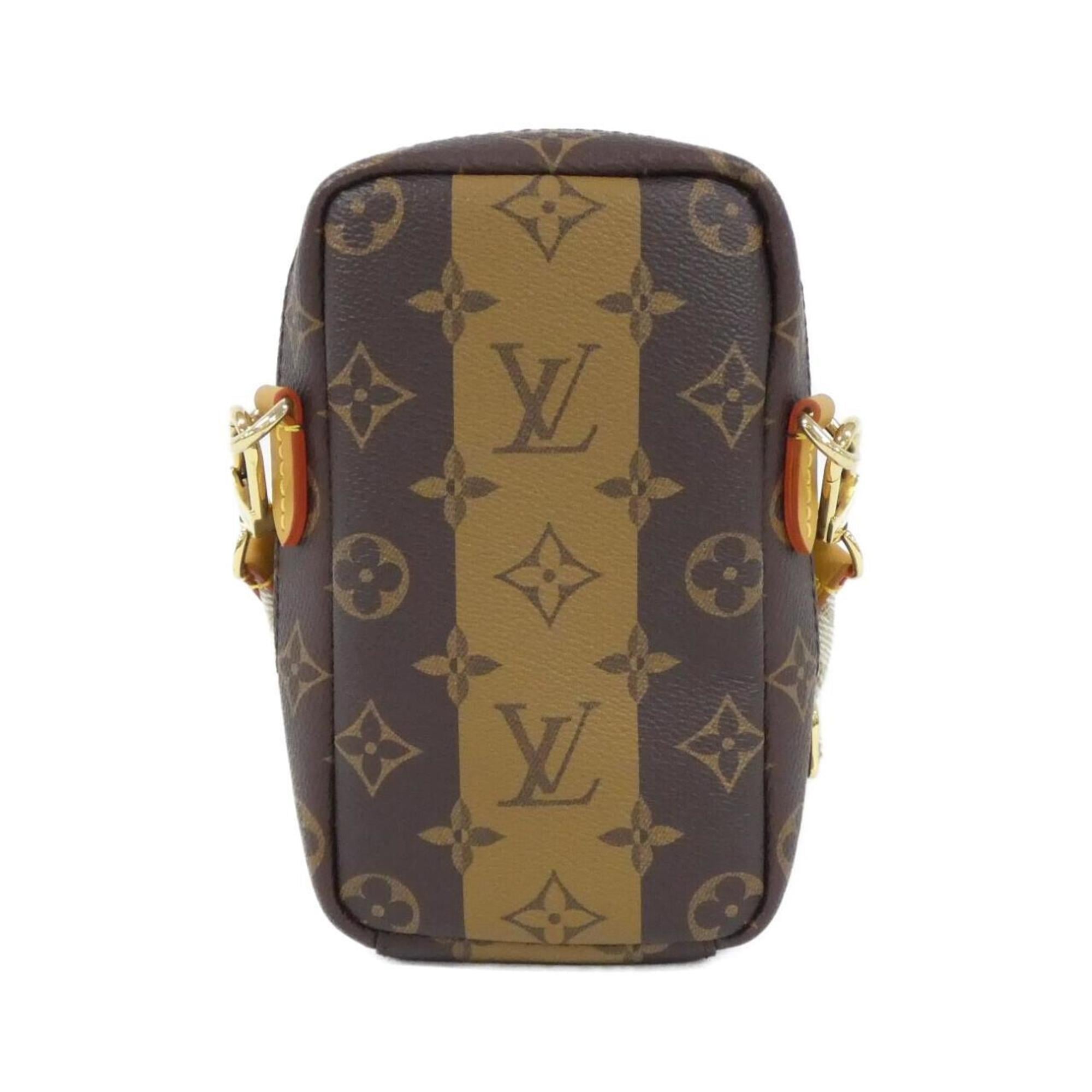 Louis Vuitton Brown Coated Canvas Shoulder Bag (Pre-Owned)