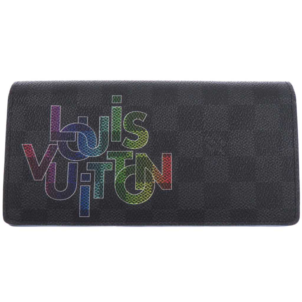 Louis Vuitton Damier Graphite Black Damier Graphite Long Wallet (Bi-Fold) (Pre-Owned)