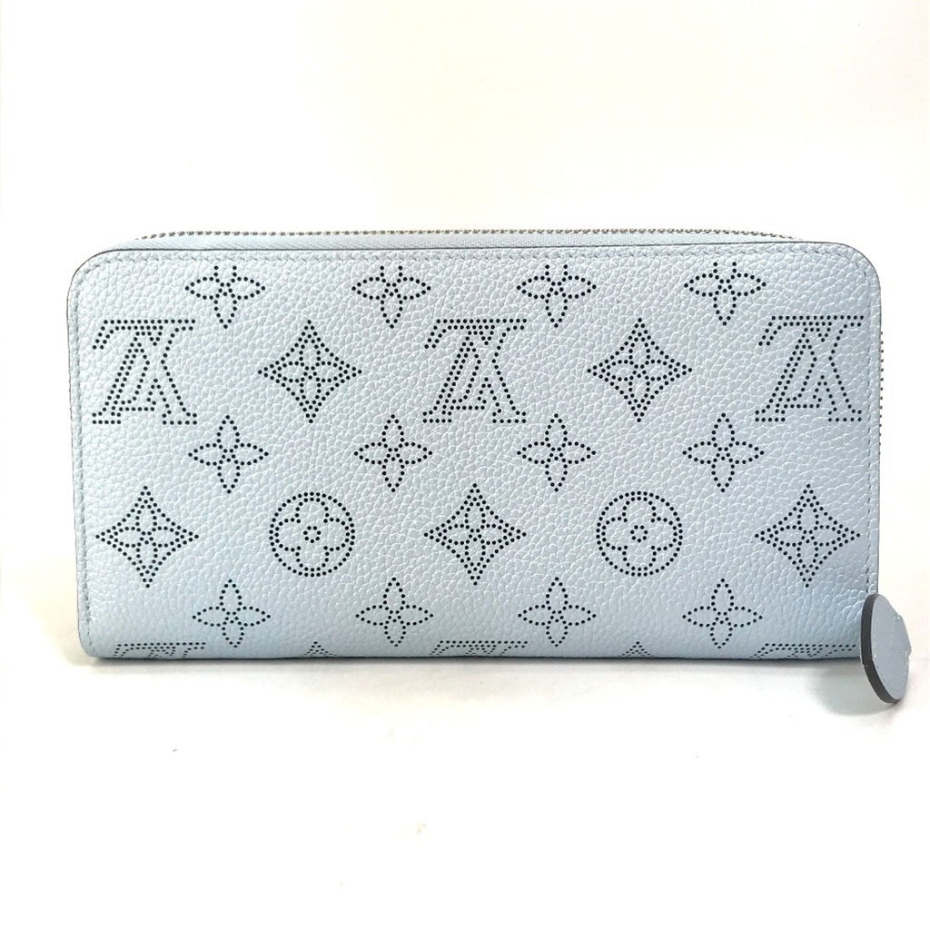 Louis Vuitton Mahina Blue Monogram Long Wallet (Bi-Fold) (Pre-Owned)
