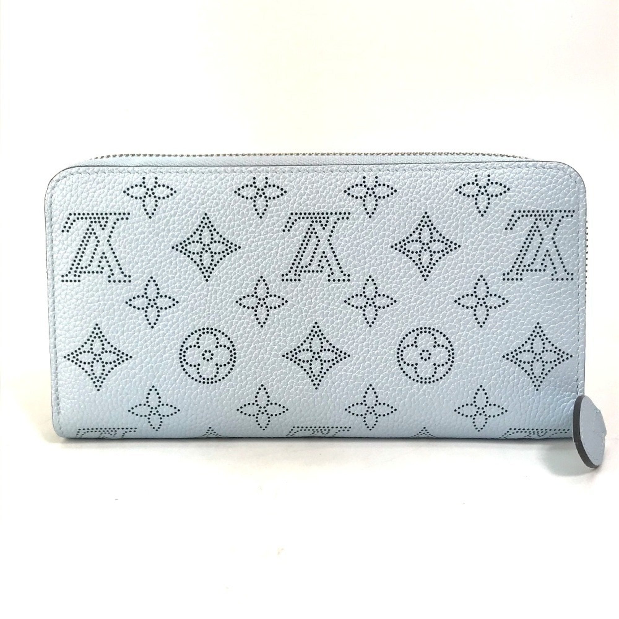 Louis Vuitton Mahina Blue Monogram Long Wallet (Bi-Fold) (Pre-Owned)