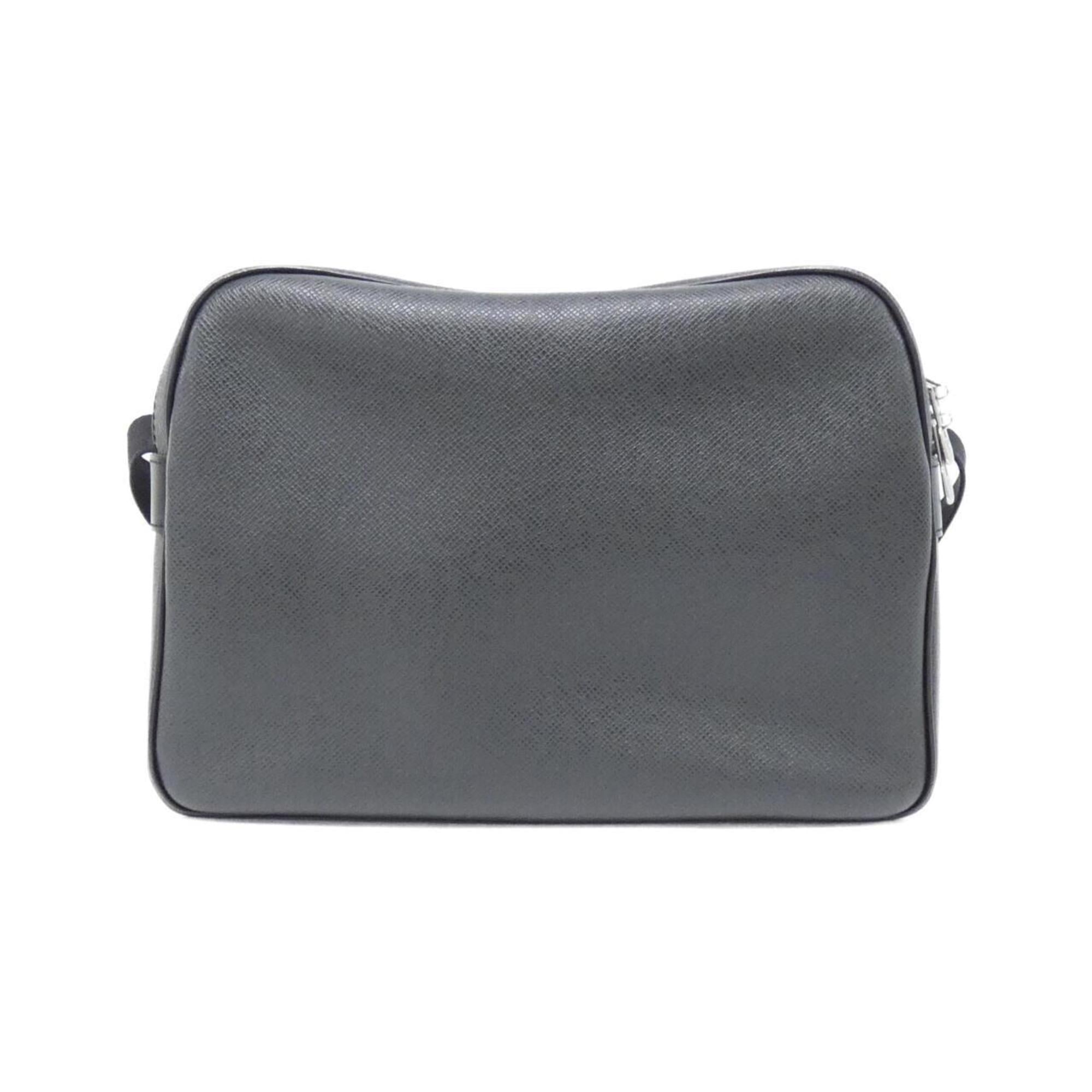 Louis Vuitton Ardoise Dark Gray Gray Leather Shoulder Bag (Pre-Owned)
