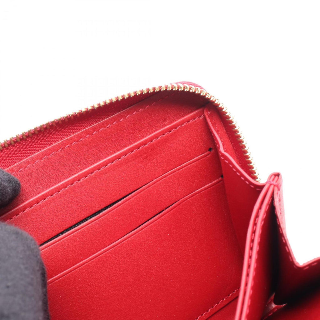 Louis Vuitton Bordeaux Red Color Leather Long Wallet (Bi-Fold) (Pre-Owned)