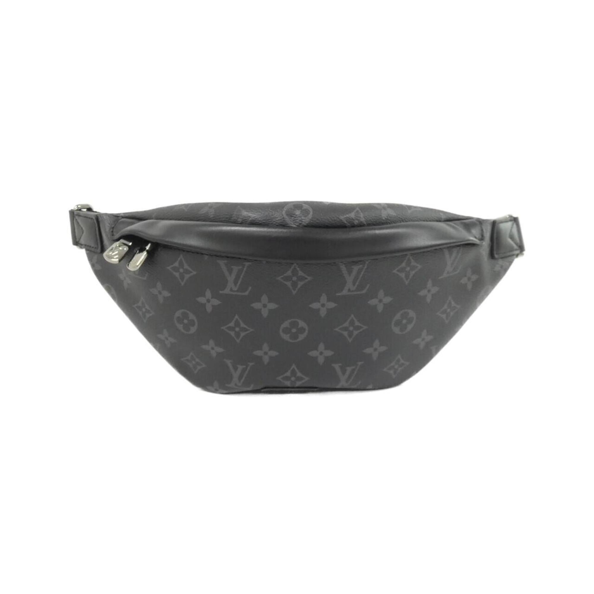 Louis Vuitton Black Coated Canvas Shoulder Bag (Pre-Owned)