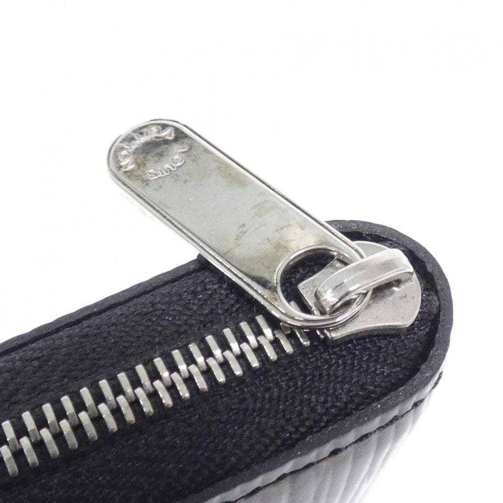 Louis Vuitton Black Leather Coin Purse/Coin Case (Pre-Owned)