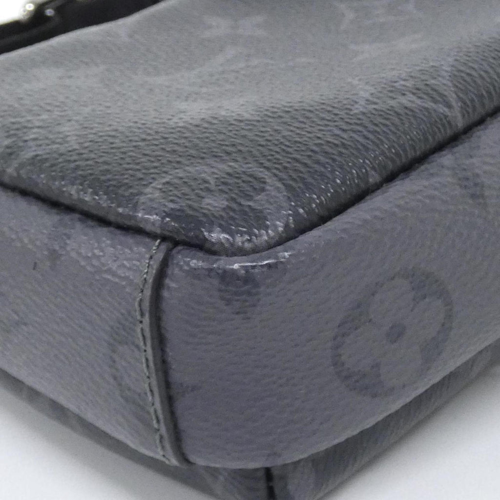 Louis Vuitton Black Coated Canvas Shoulder Bag (Pre-Owned)