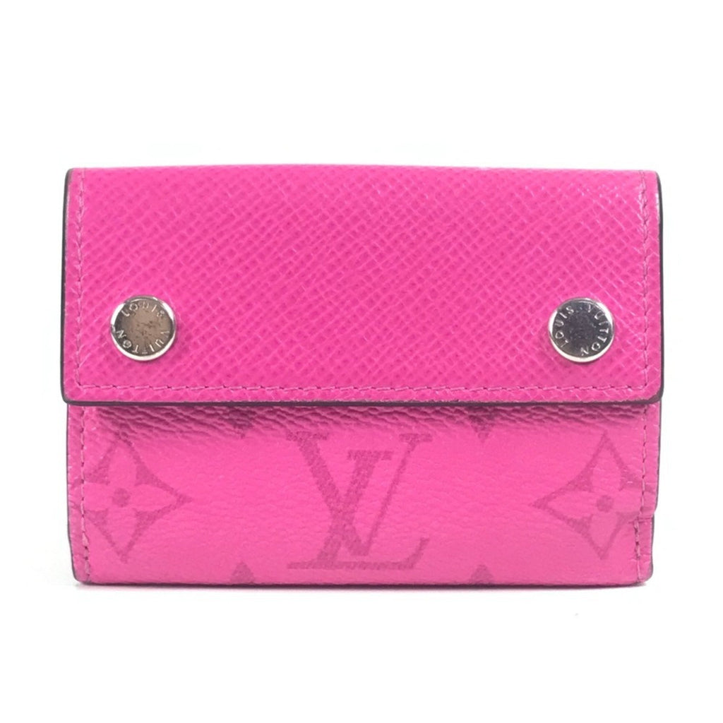 Louis Vuitton Pink Taigarama Wallet (Tri-Fold) (Pre-Owned)