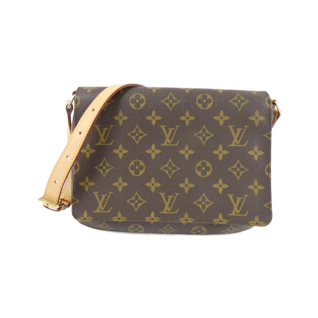 Louis Vuitton Marron Coated Canvas Shoulder Bag (Pre-Owned)