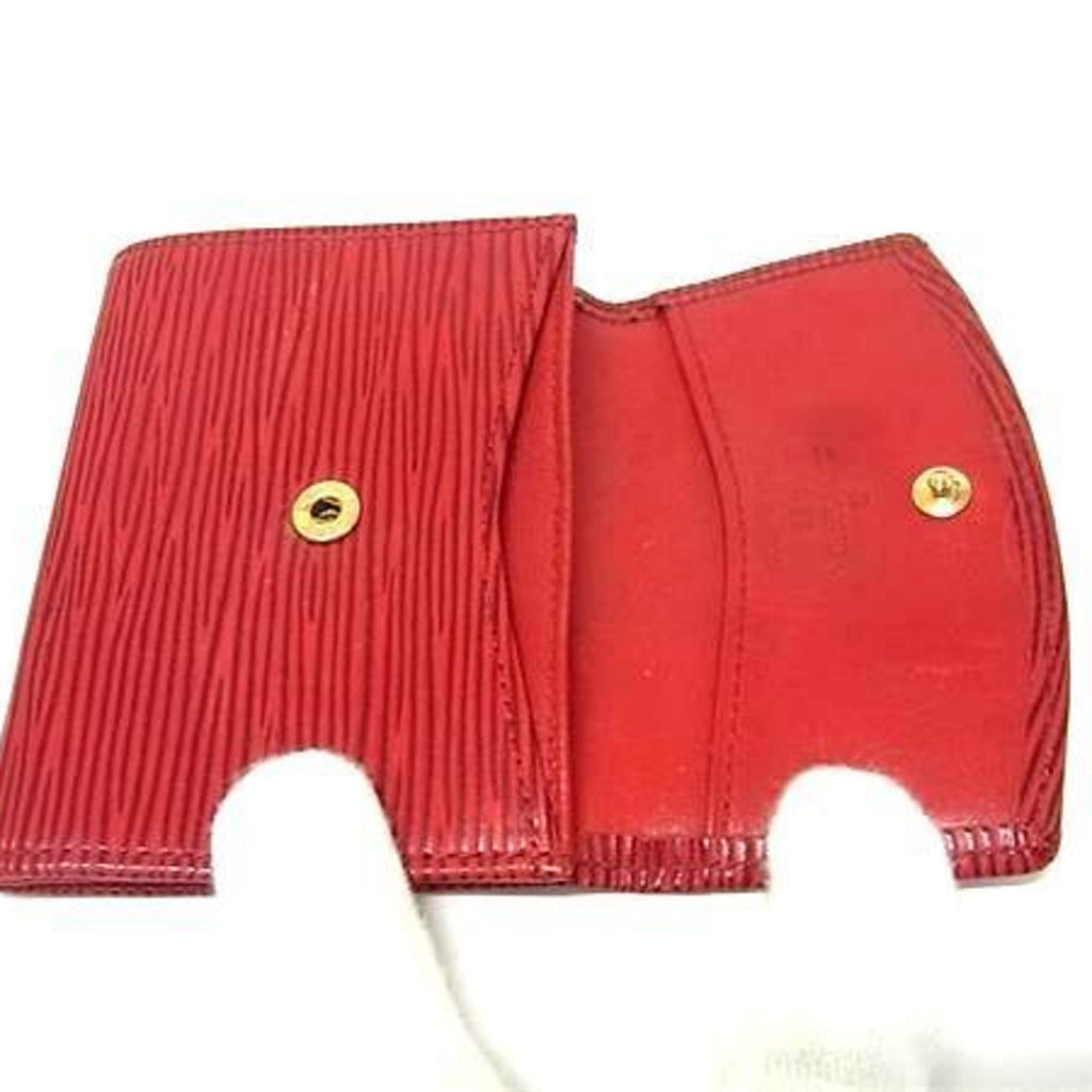 Louis Vuitton Epi Castilian Red Epi Leather Coin Purse/Coin Case (Pre-Owned)