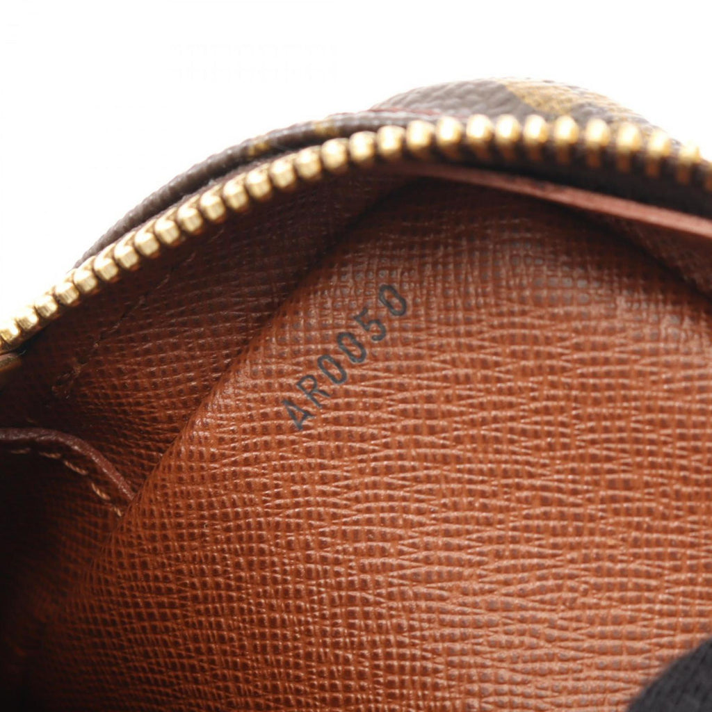 Louis Vuitton Brown Coated Canvas Leather Shoulder Bag (Pre-Owned)