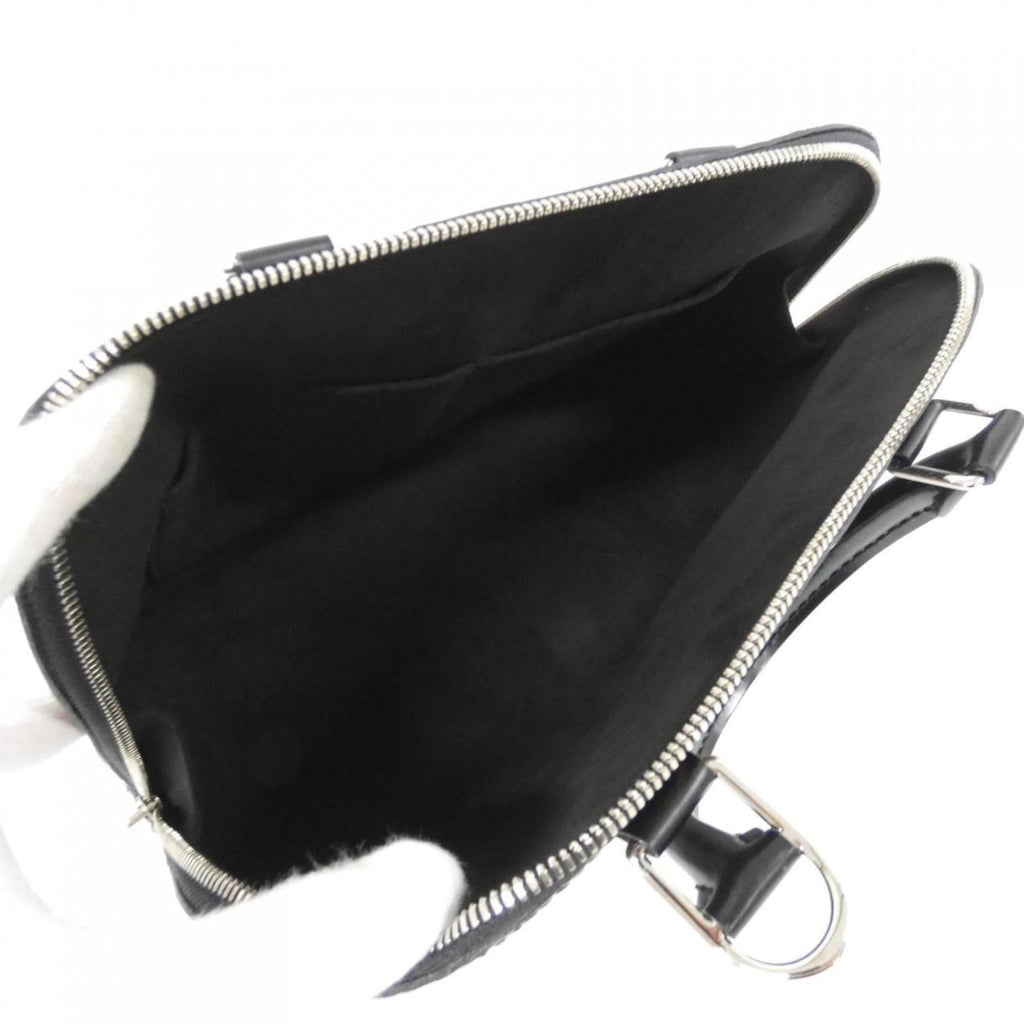 Louis Vuitton Black Leather Handbag (Pre-Owned)
