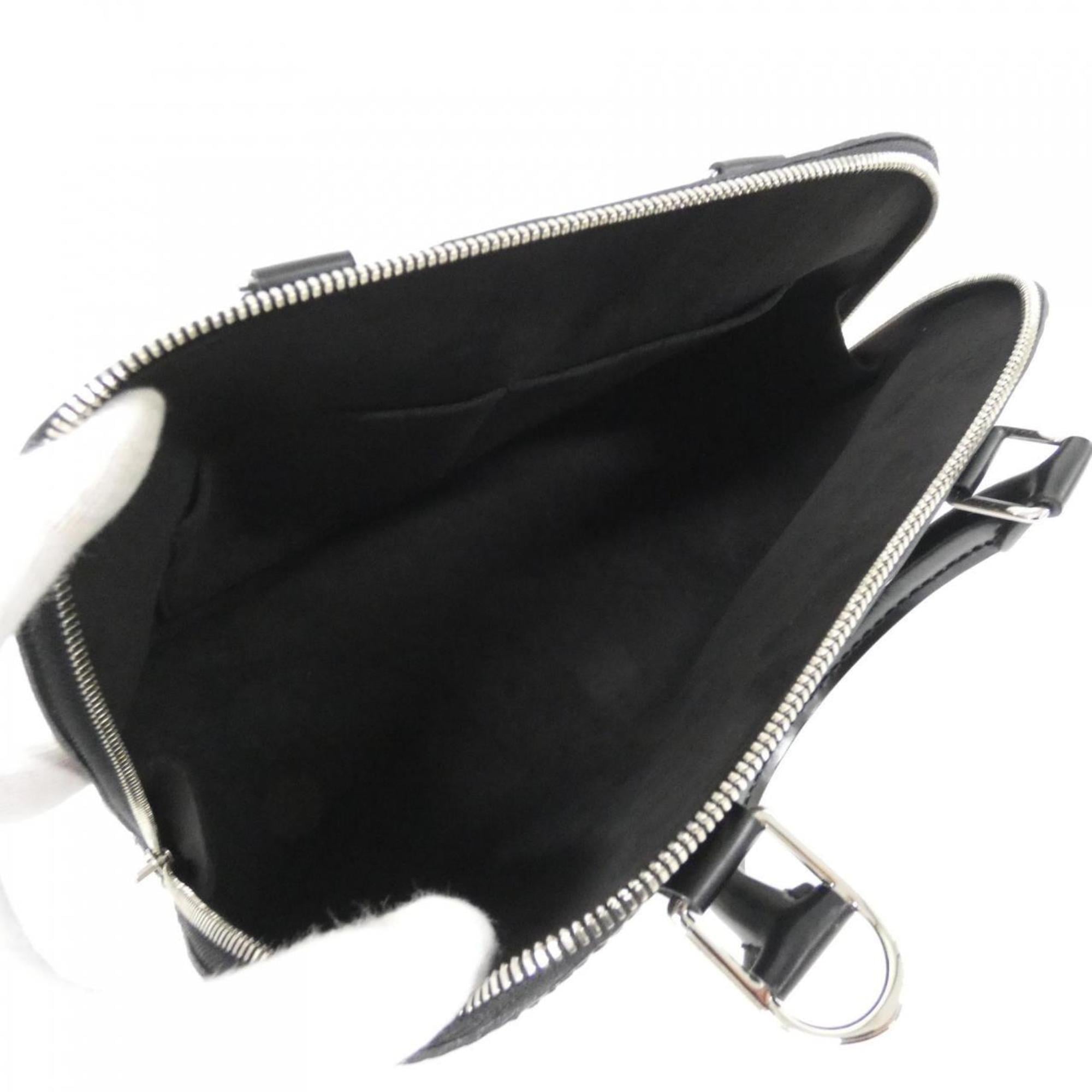 Louis Vuitton Black Leather Handbag (Pre-Owned)