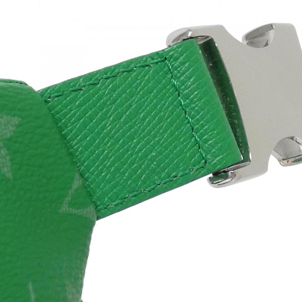 Louis Vuitton Vert Coated Canvas Leather Shoulder Bag (Pre-Owned)