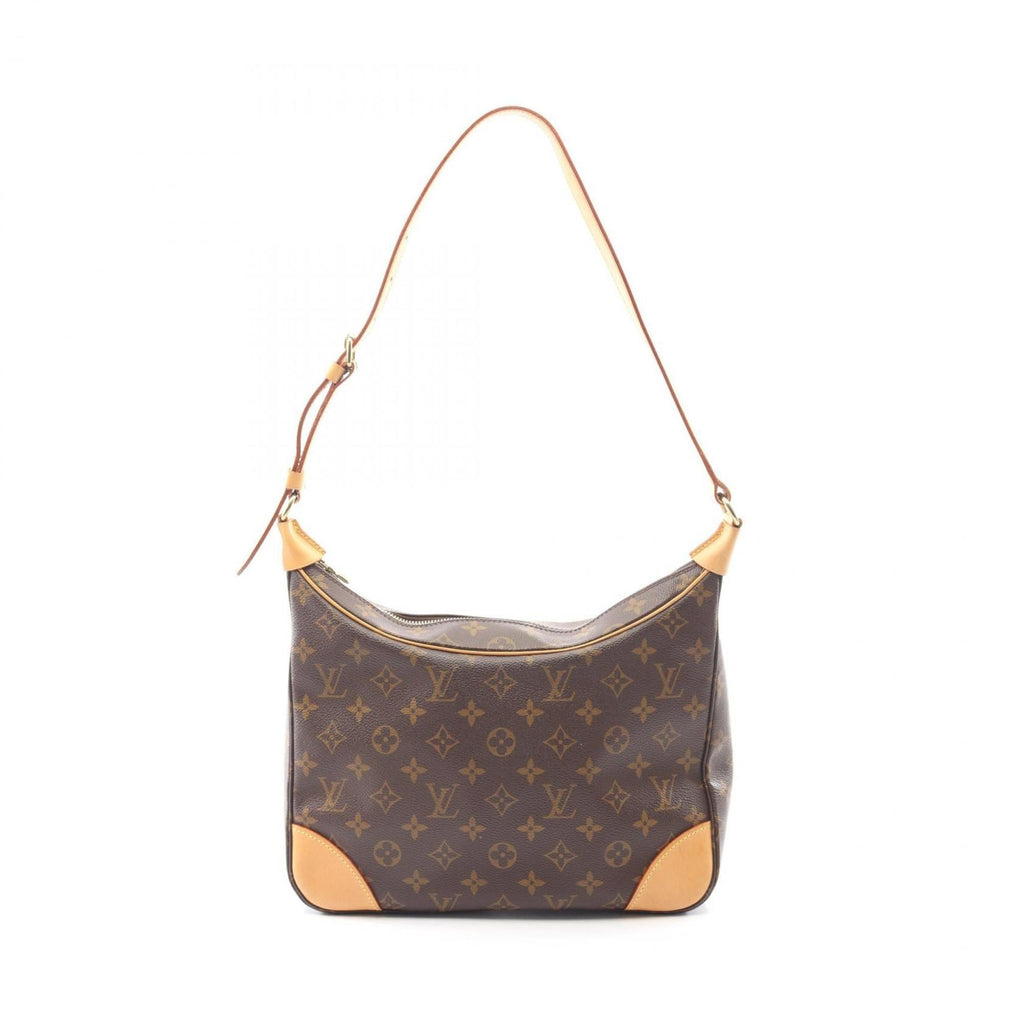 Louis Vuitton Brown Monogram Coated Canvas Leather Shoulder Bag (Pre-Owned)