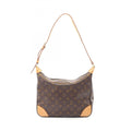 Louis Vuitton Brown Monogram Coated Canvas Leather Shoulder Bag (Pre-Owned)