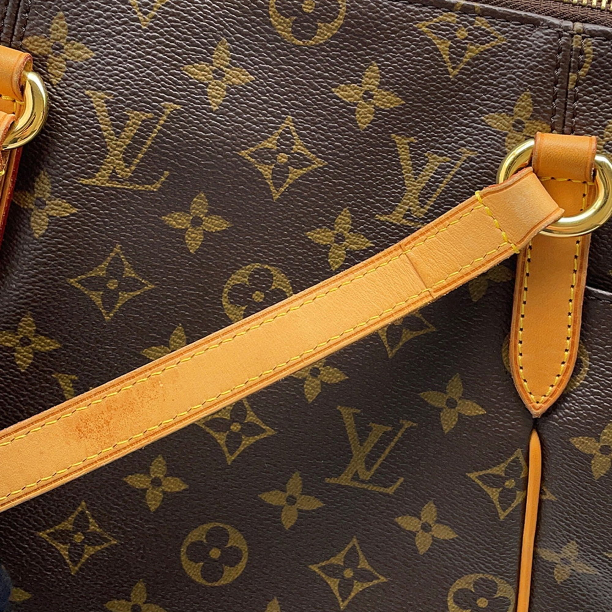 Louis Vuitton Brown Monogram Shoulder Bag Tote Bag (Pre-Owned)