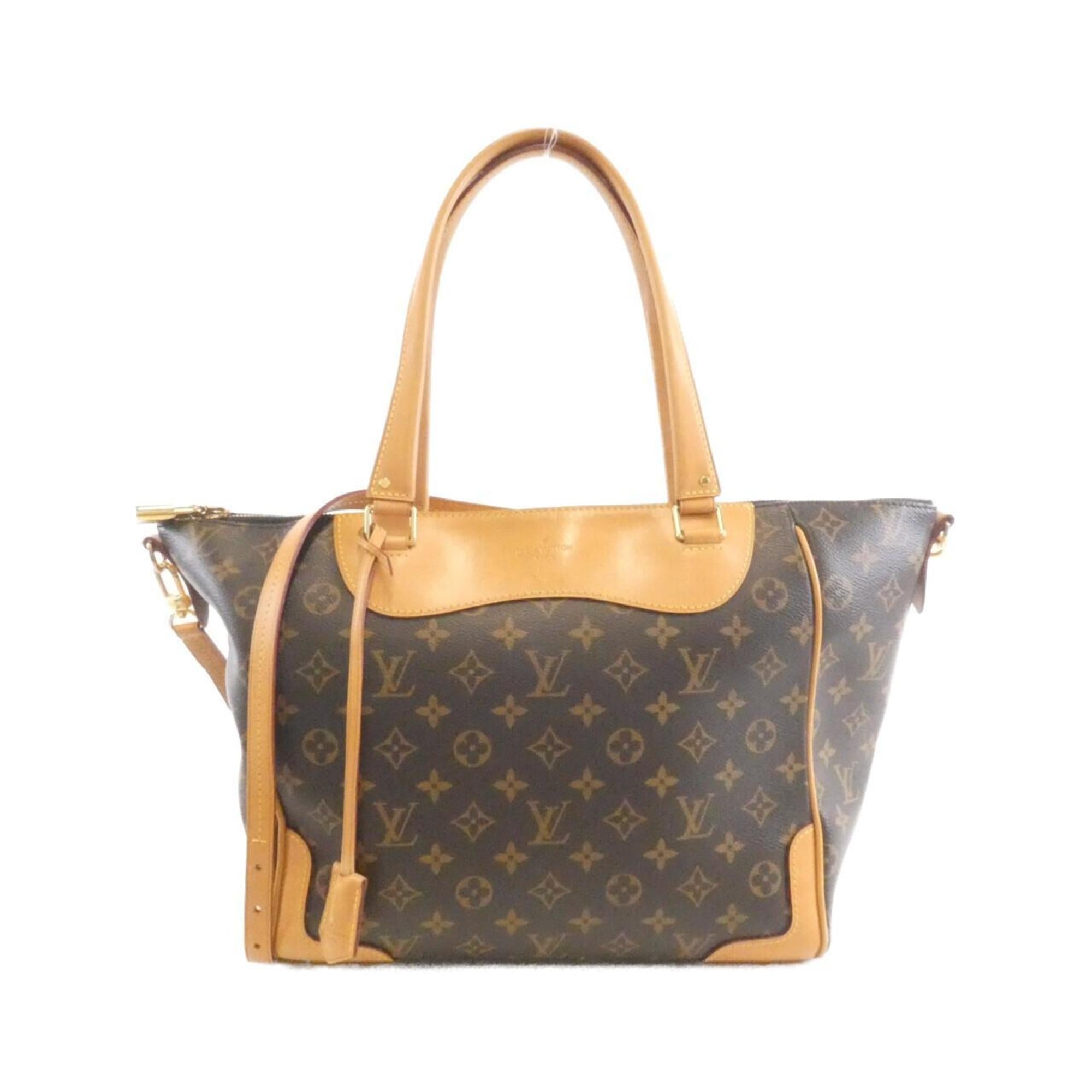 Louis Vuitton Marron Coated Canvas Handbag (Pre-Owned)