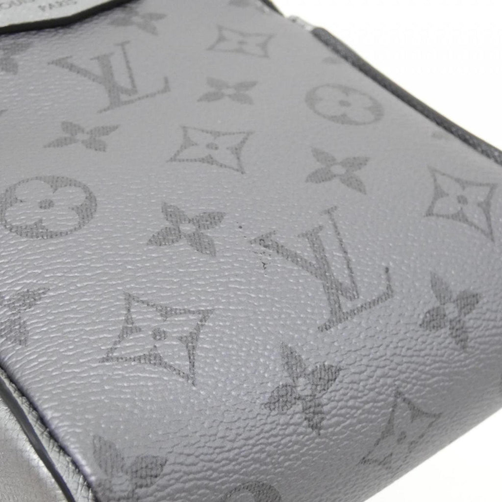 Louis Vuitton Gunmetal Coated Canvas Leather Shoulder Bag (Pre-Owned)