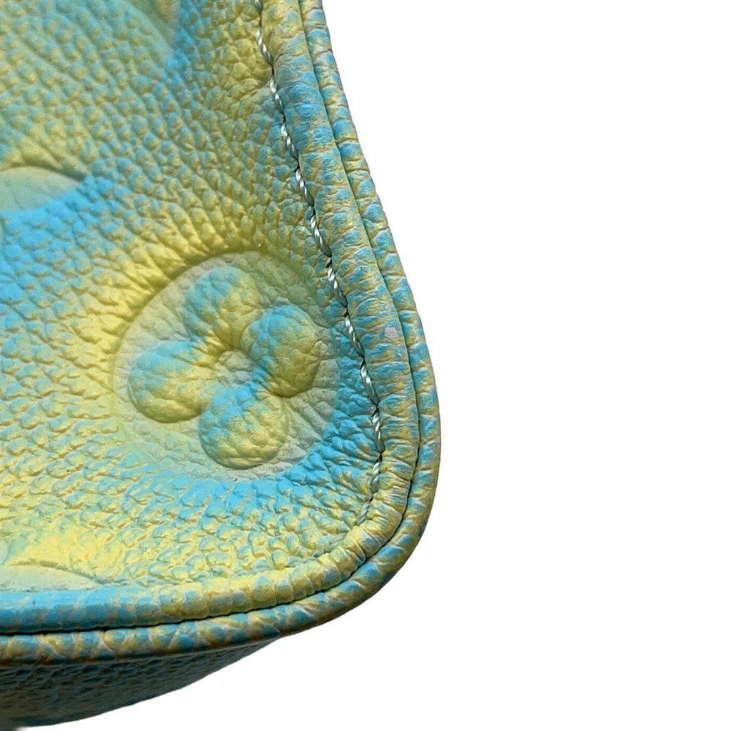 Louis Vuitton Blue Monogram Yellow Monogram Empreinte Handbag Shoulder Bag (Pre-Owned)