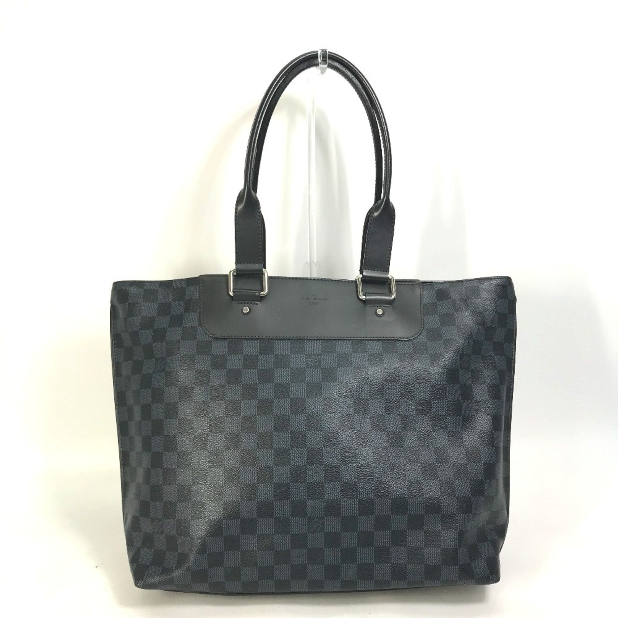 Louis Vuitton Damier Cobalt Black Navy Shoulder Bag Tote Bag (Pre-Owned)