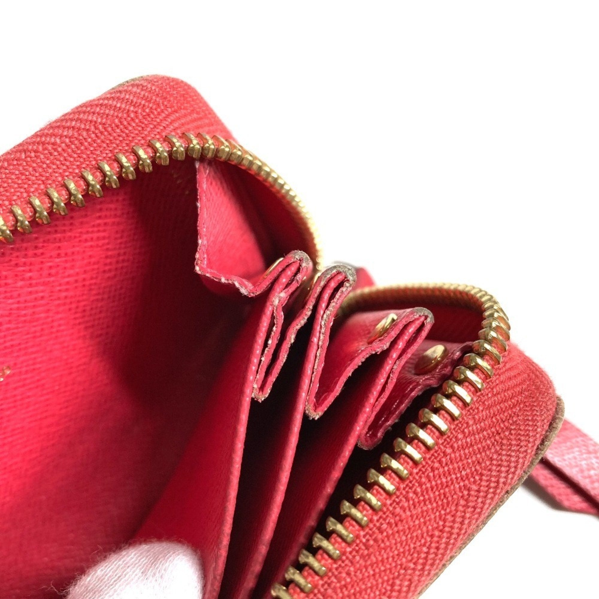 Louis Vuitton Brown Monogram Pink Poppy Petal Monogram Card Wallet (Pre-Owned)