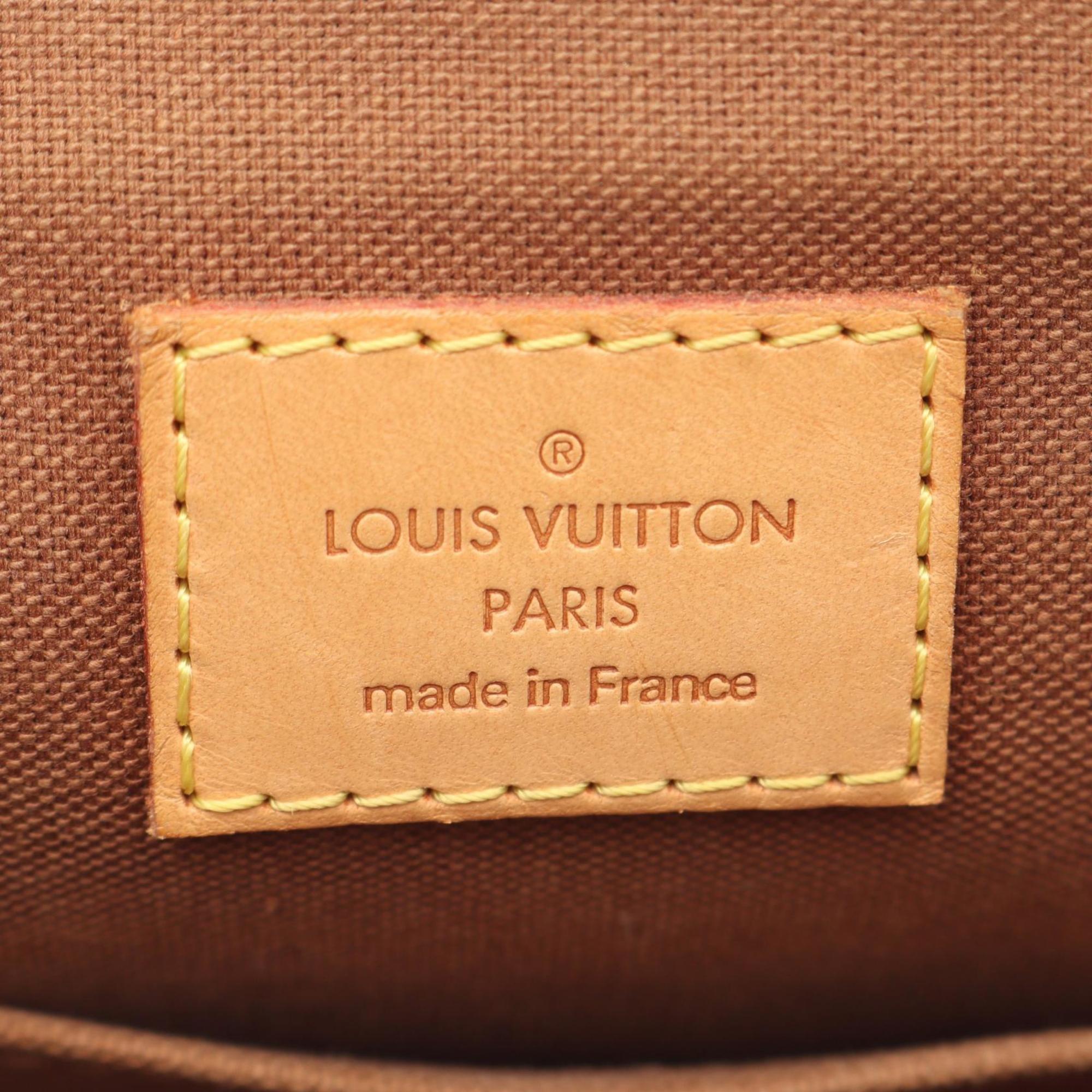 Louis Vuitton Brown Coated Canvas Pvc Monogram Leather Tote Bag (Pre-Owned)