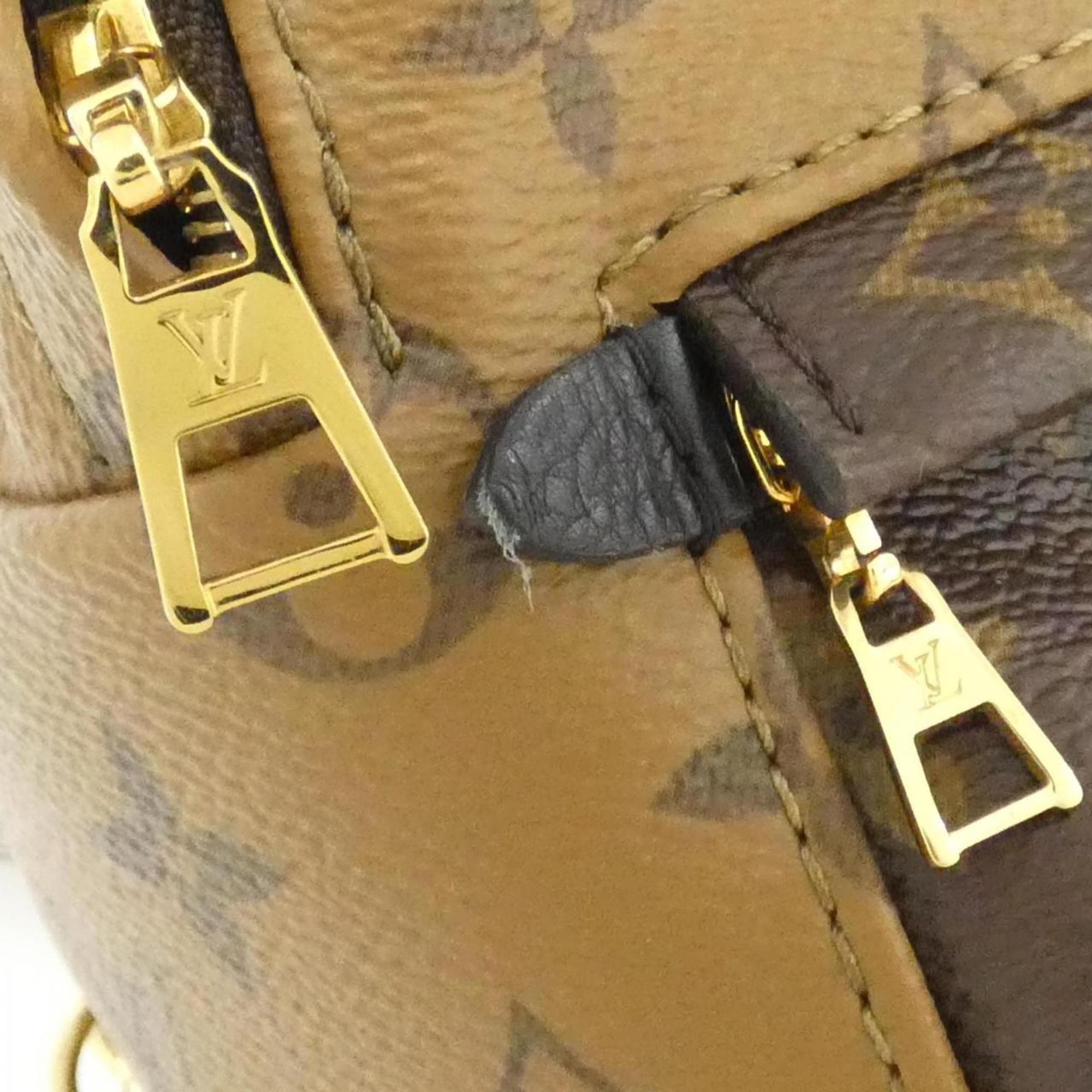Louis Vuitton Marron Coated Canvas Backpack (Pre-Owned)