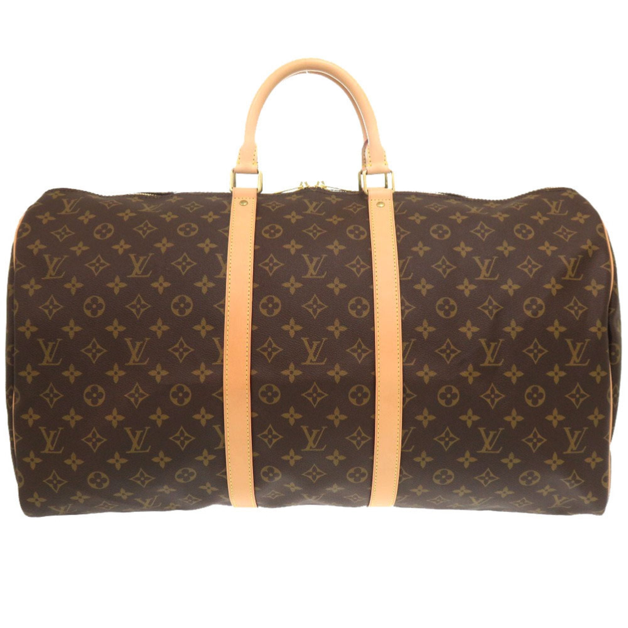 Louis Vuitton Brown Monogram Canvas Boston Bag (Pre-Owned)