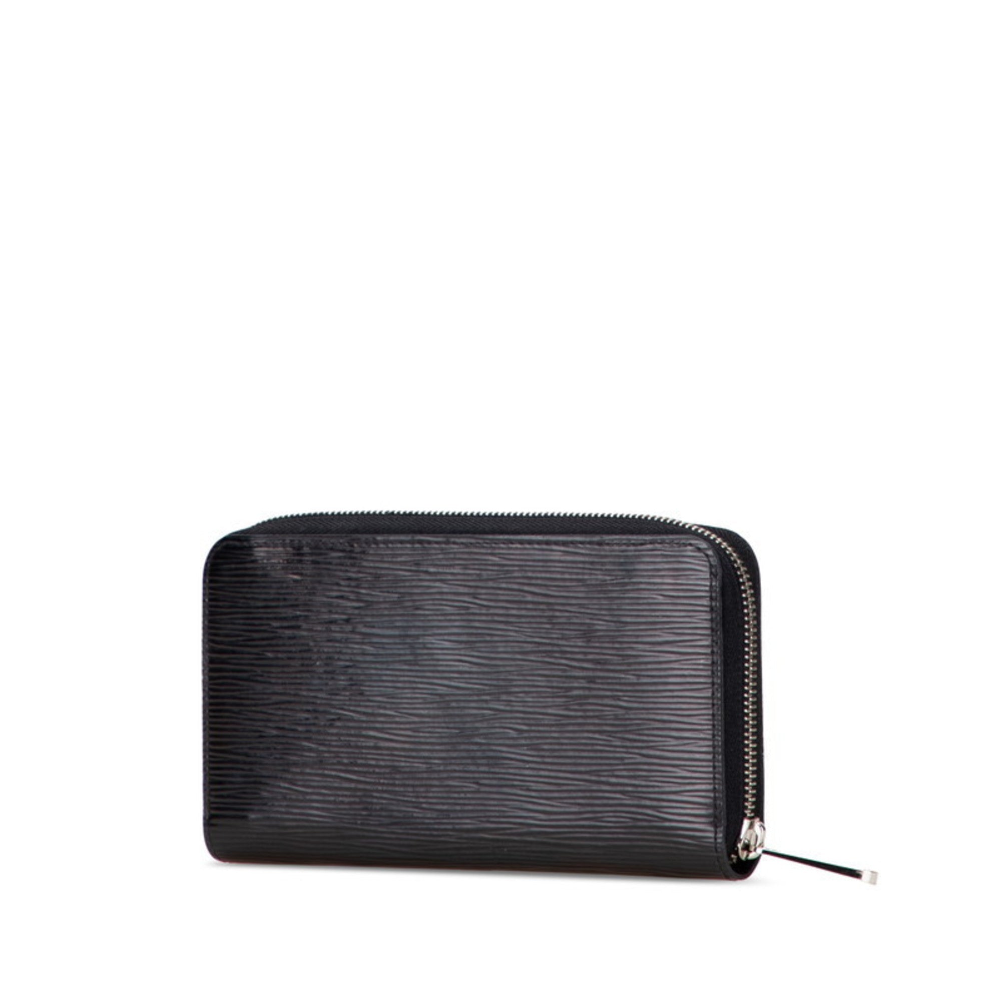Louis Vuitton Epi Black Leather Long Wallet (Bi-Fold) (Pre-Owned)