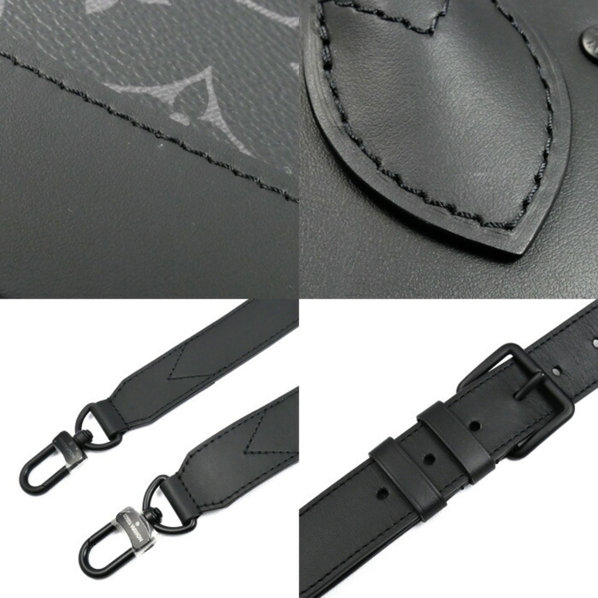 Louis Vuitton Black Monogram Eclipse Monogram Eclipse Shoulder Bag (Pre-Owned)