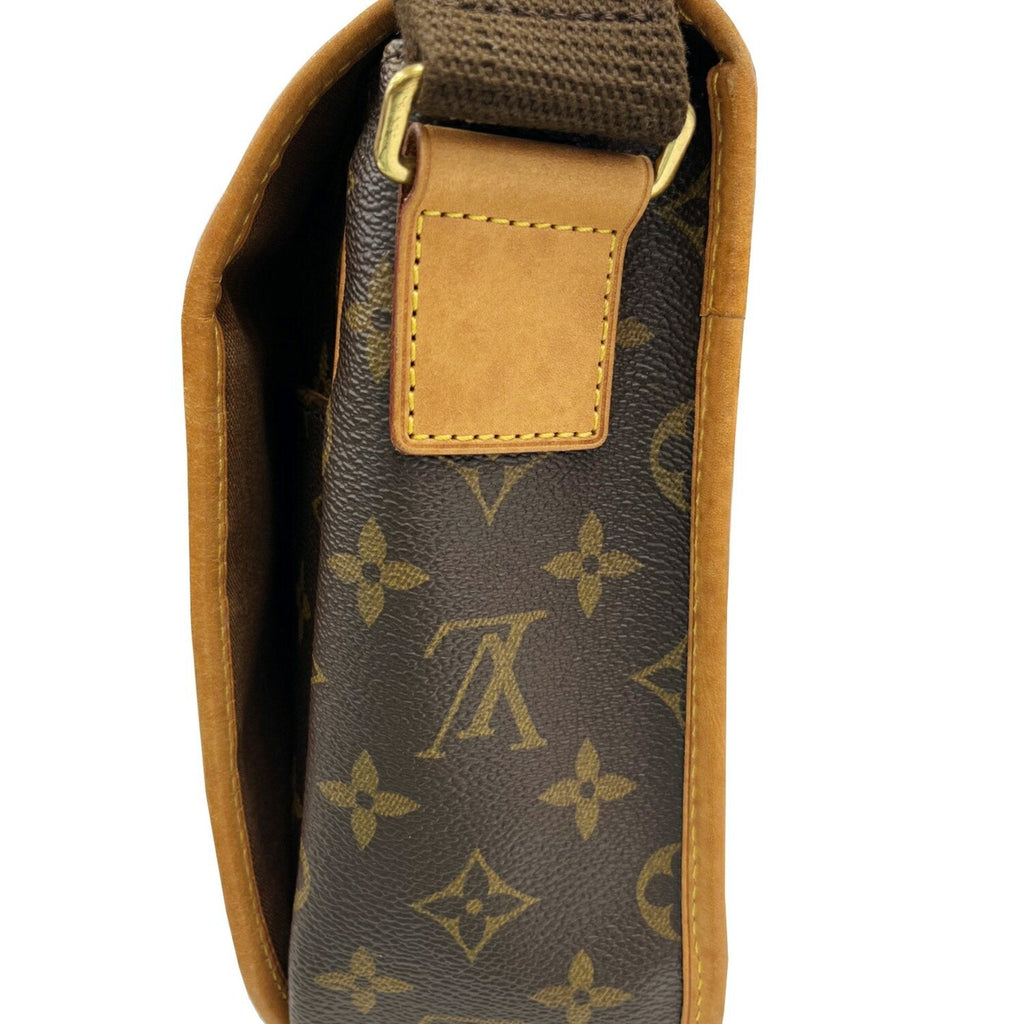 Louis Vuitton Brown Monogram Leather Shoulder Bag (Pre-Owned)