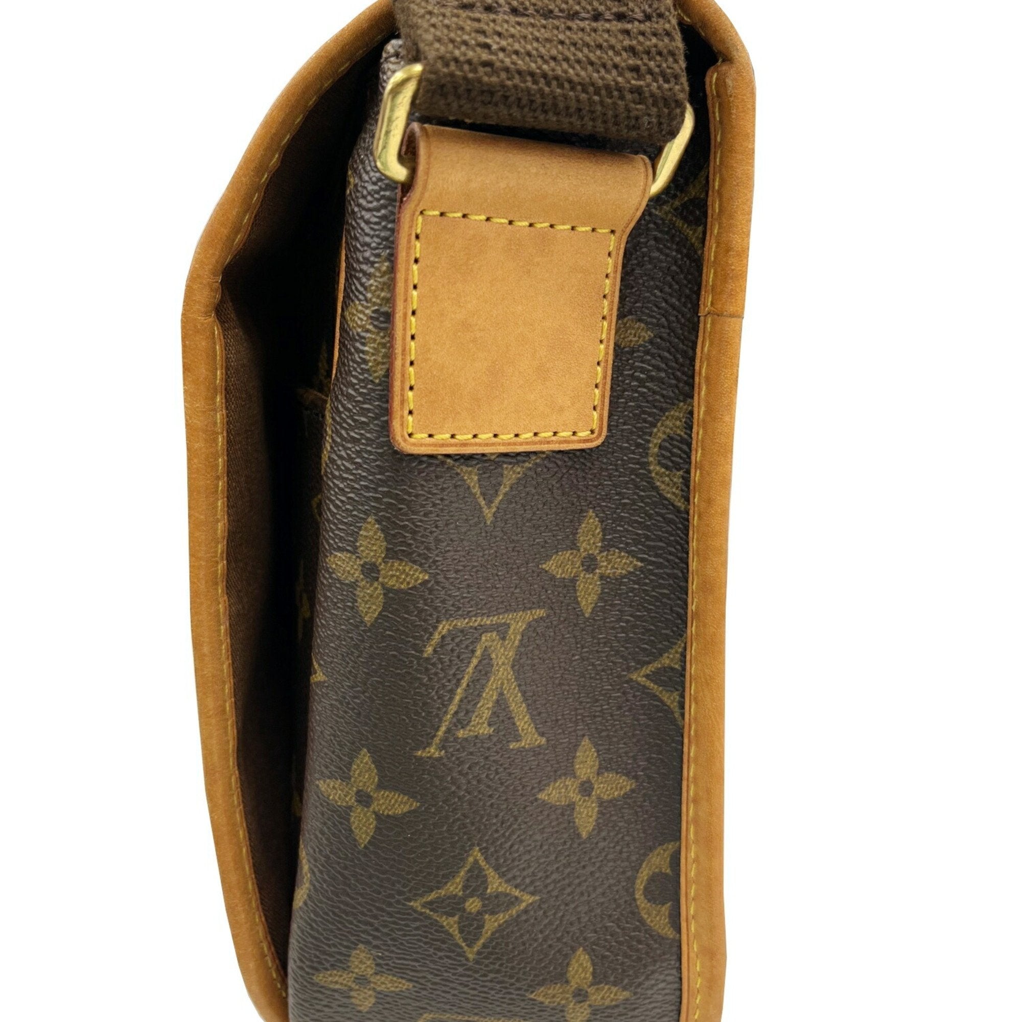 Louis Vuitton Brown Monogram Leather Shoulder Bag (Pre-Owned)