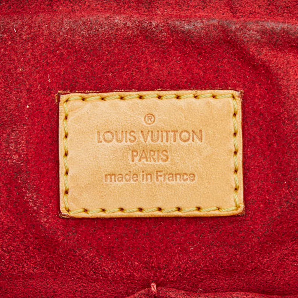 Louis Vuitton Brown Pvc Leather Handbag Tote Bag (Pre-Owned)