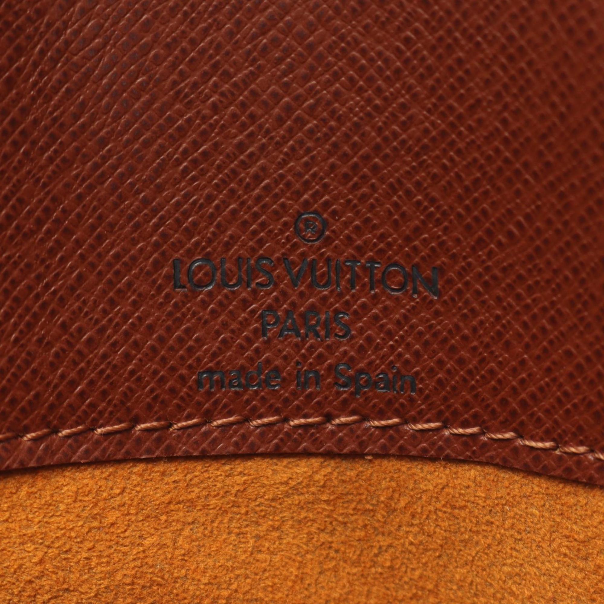 Louis Vuitton Brown Coated Canvas Pvc Monogram Leather Shoulder Bag (Pre-Owned)