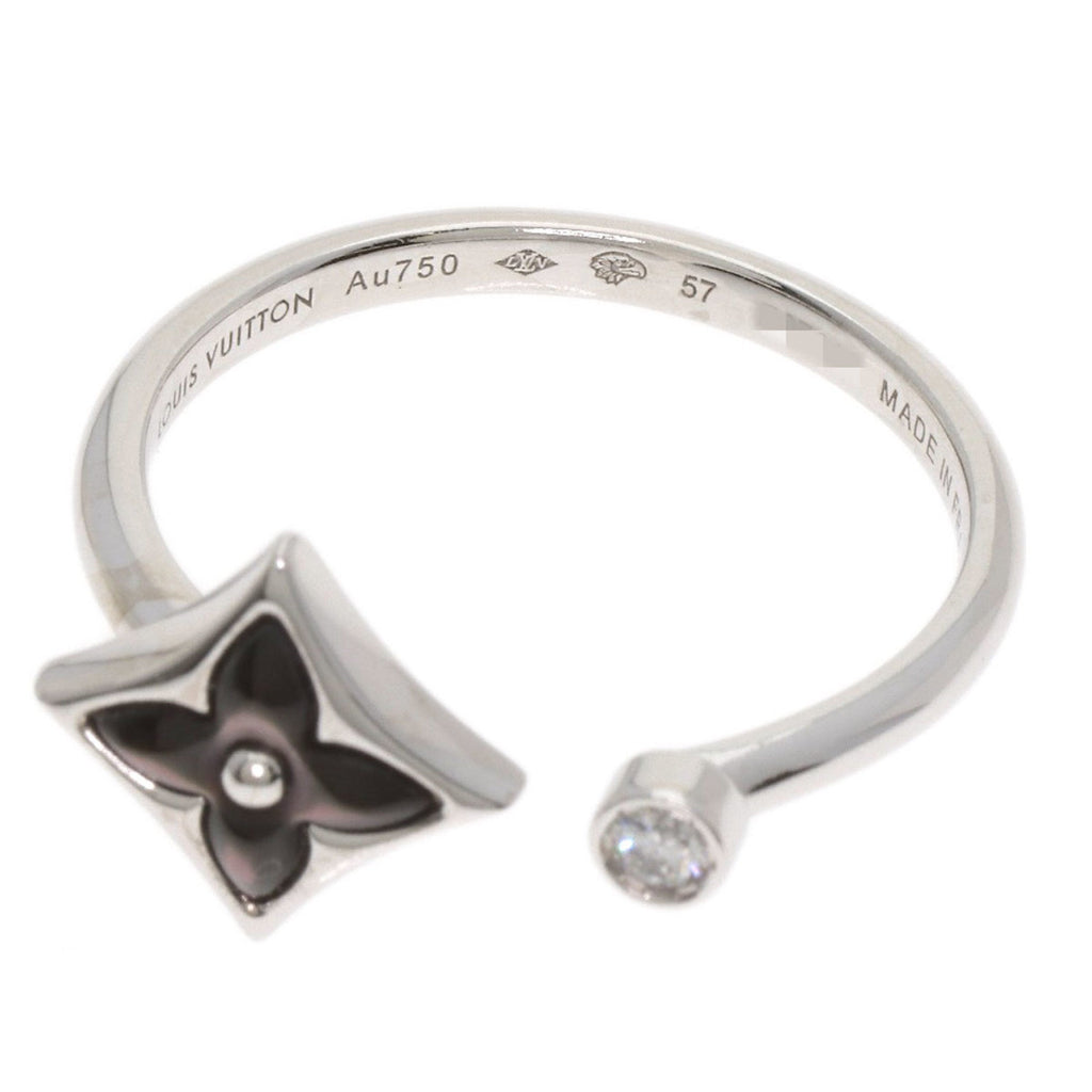 Louis Vuitton White Gold (18K) Band Ring (Pre-Owned)