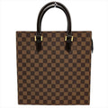 Louis Vuitton Damier Brown Damier Canvas Ebene Leather Handbag (Pre-Owned)