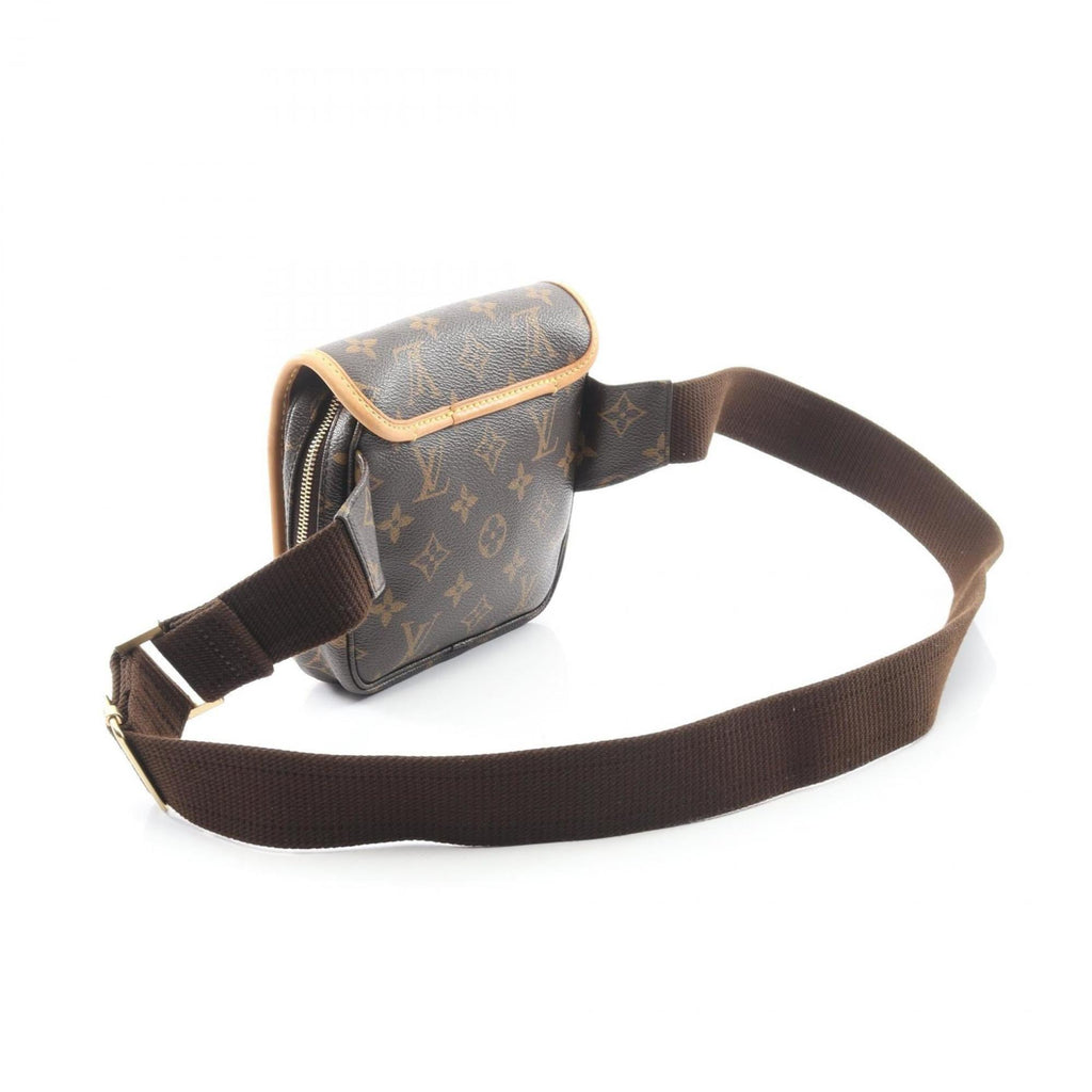 Louis Vuitton Brown Coated Canvas Leather Fanny Pack (Pre-Owned)