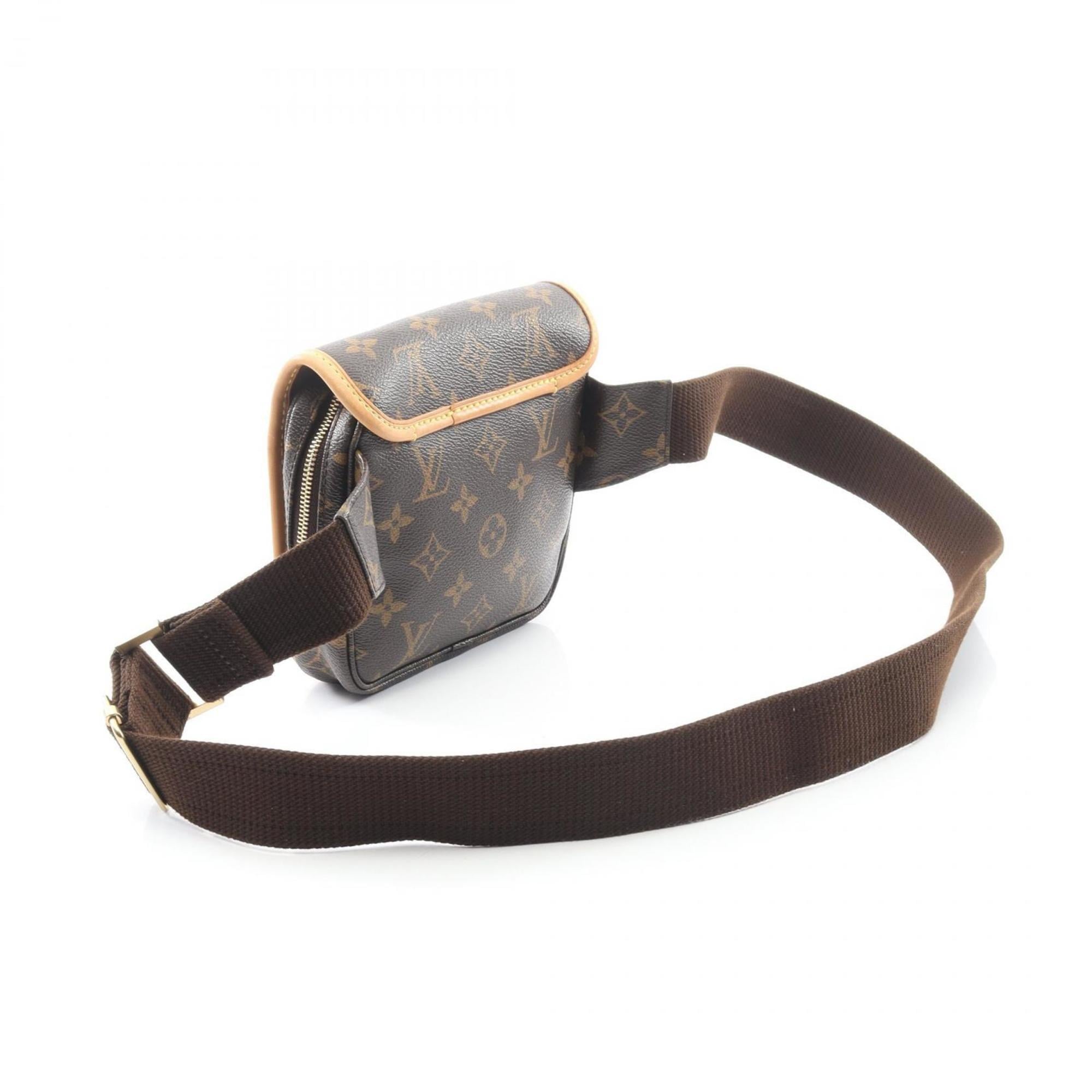 Louis Vuitton Brown Coated Canvas Leather Fanny Pack (Pre-Owned)