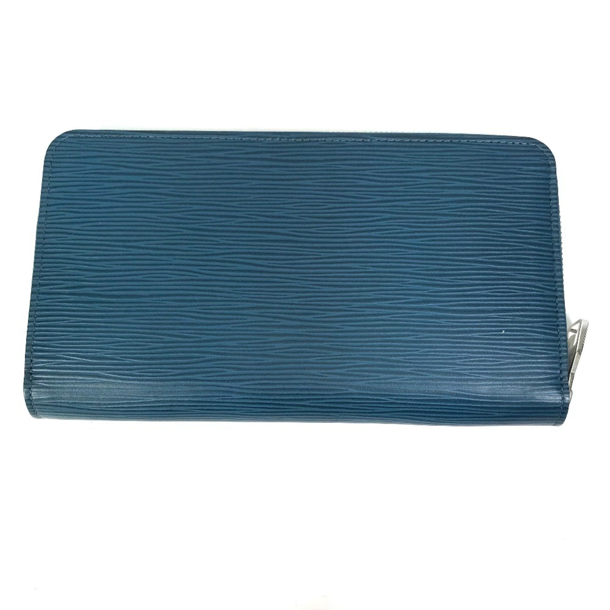 Louis Vuitton Epi Navy Epi Leather Long Wallet (Bi-Fold) (Pre-Owned)