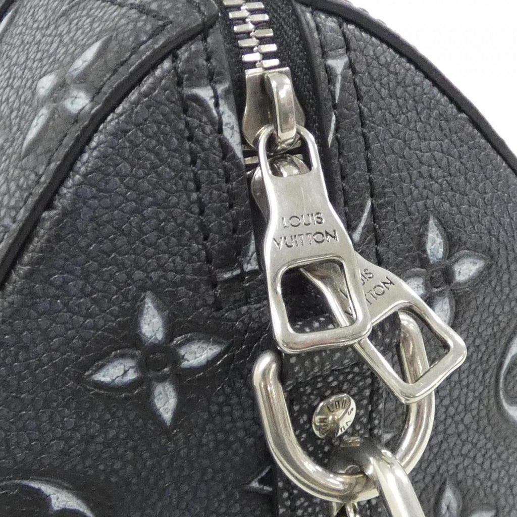 Louis Vuitton Charcoal Dark Gray Leather Shoulder Bag (Pre-Owned)