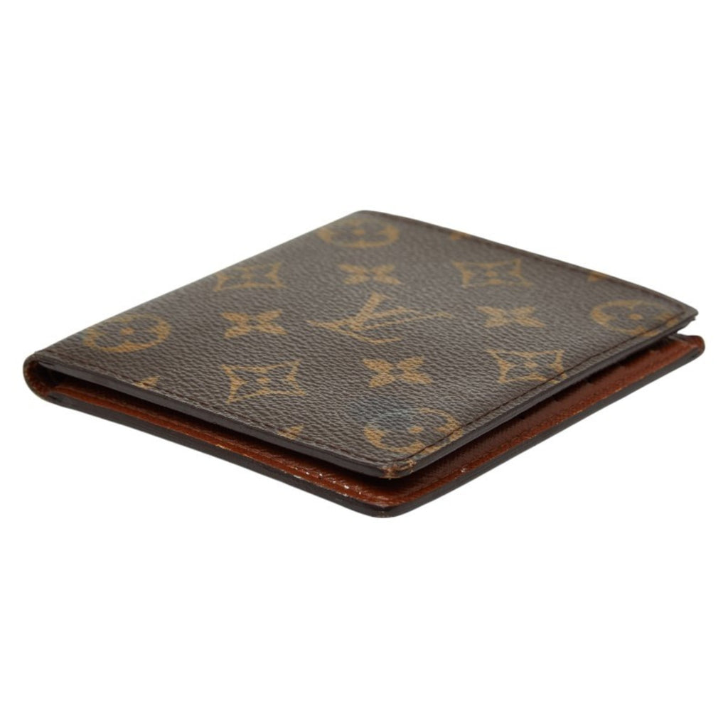 Louis Vuitton Brown Pvc Leather Bill Wallet (Bi-Fold) (Pre-Owned)