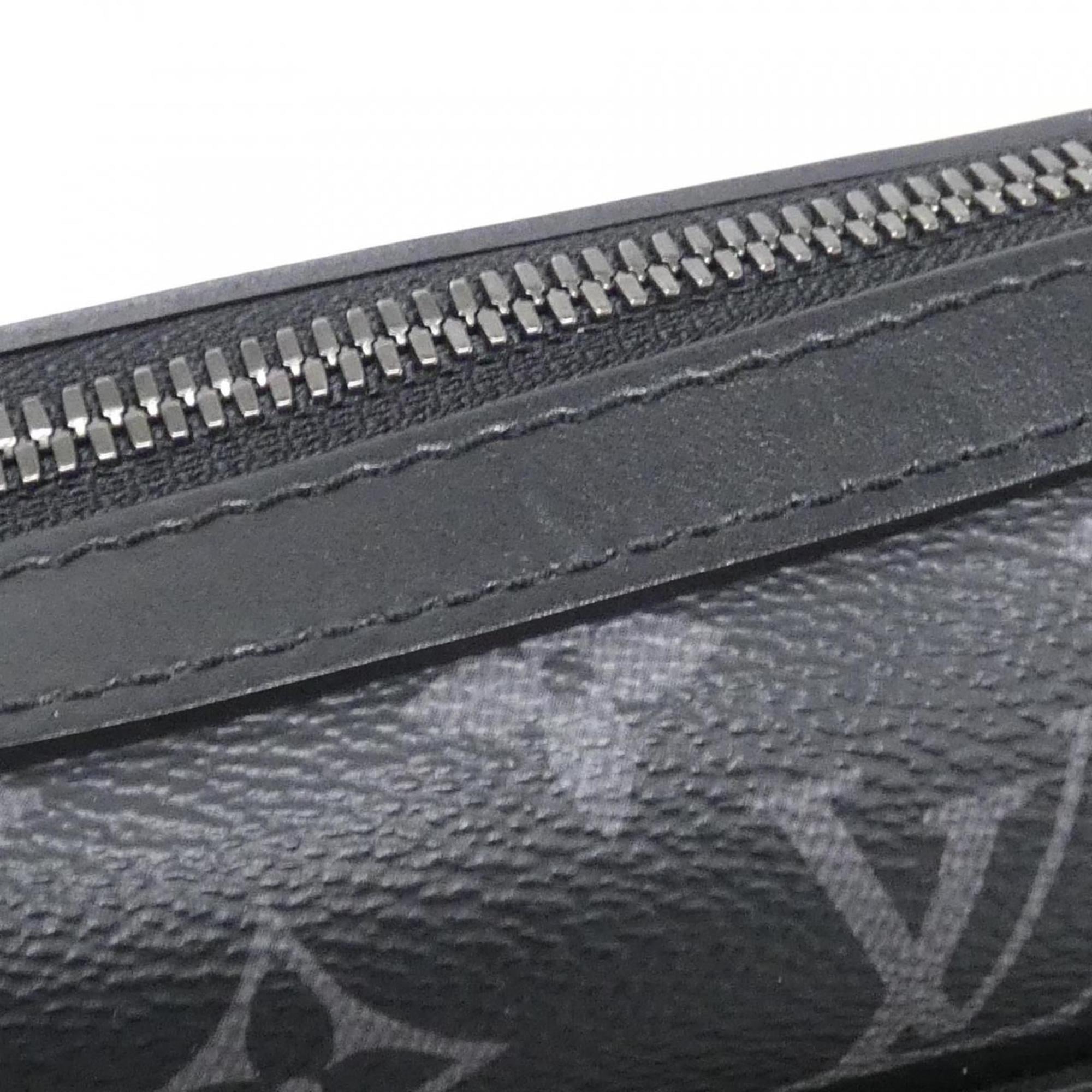 Louis Vuitton Black Gris Coated Canvas Shoulder Bag (Pre-Owned)